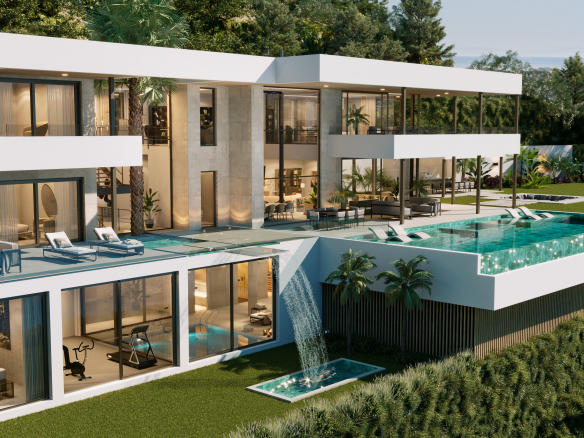 Modern Panoramic Sea View Villa Under Construction in El Madroñal