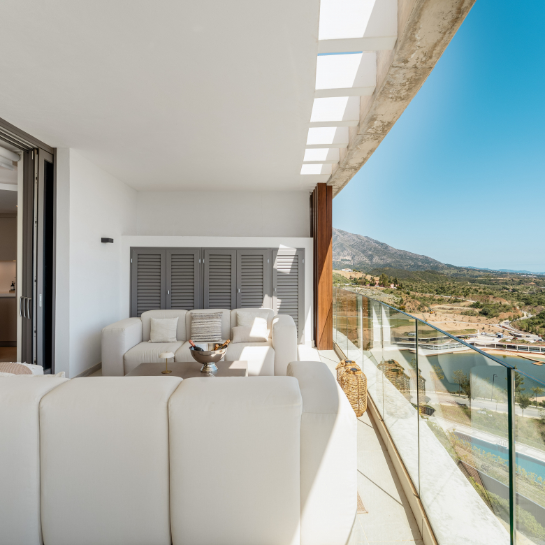 Penthouse en duplex avec vue sur la mer et le golf à Real de la Quinta