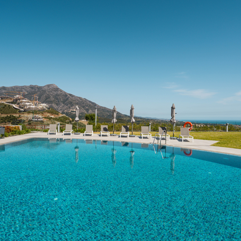 Penthouse en duplex avec vue sur la mer et le golf à Real de la Quinta