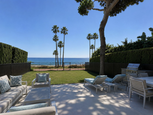 Renovated Beachfront Home in Venalmar, New Golden Mile
