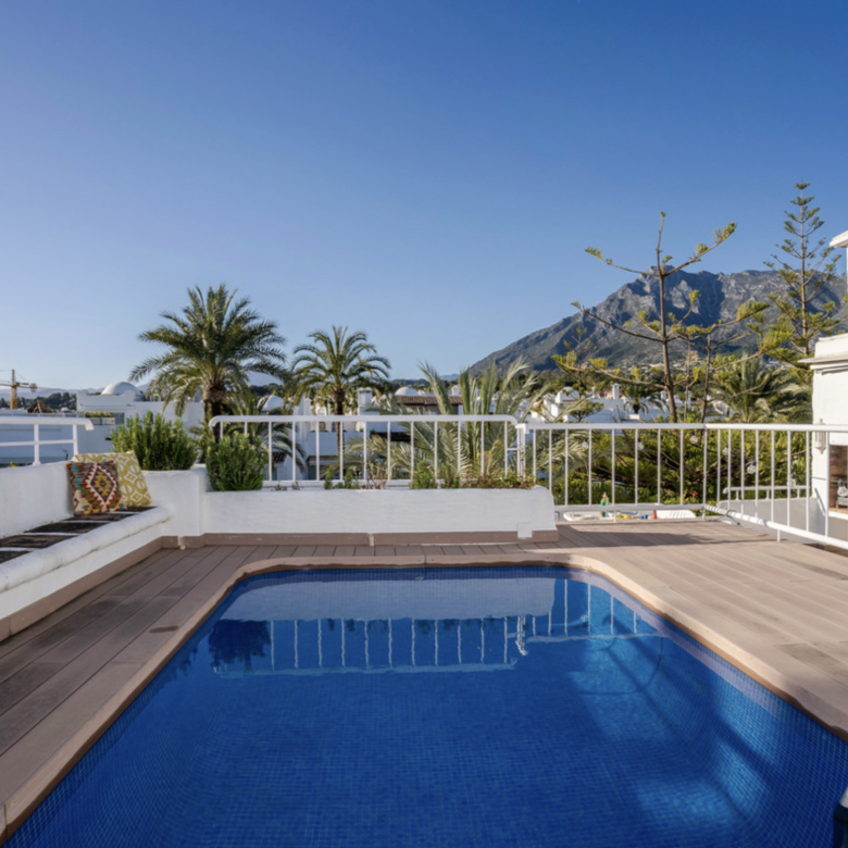 Beachfront Duplex Penthouse in Alhambra del Mar